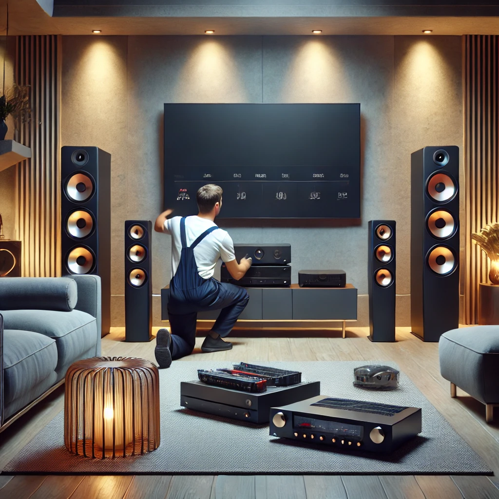 Hi-Fi system installation